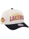 M&N Draft Day Pro Pinch Snapback - Los Angeles Lakers
