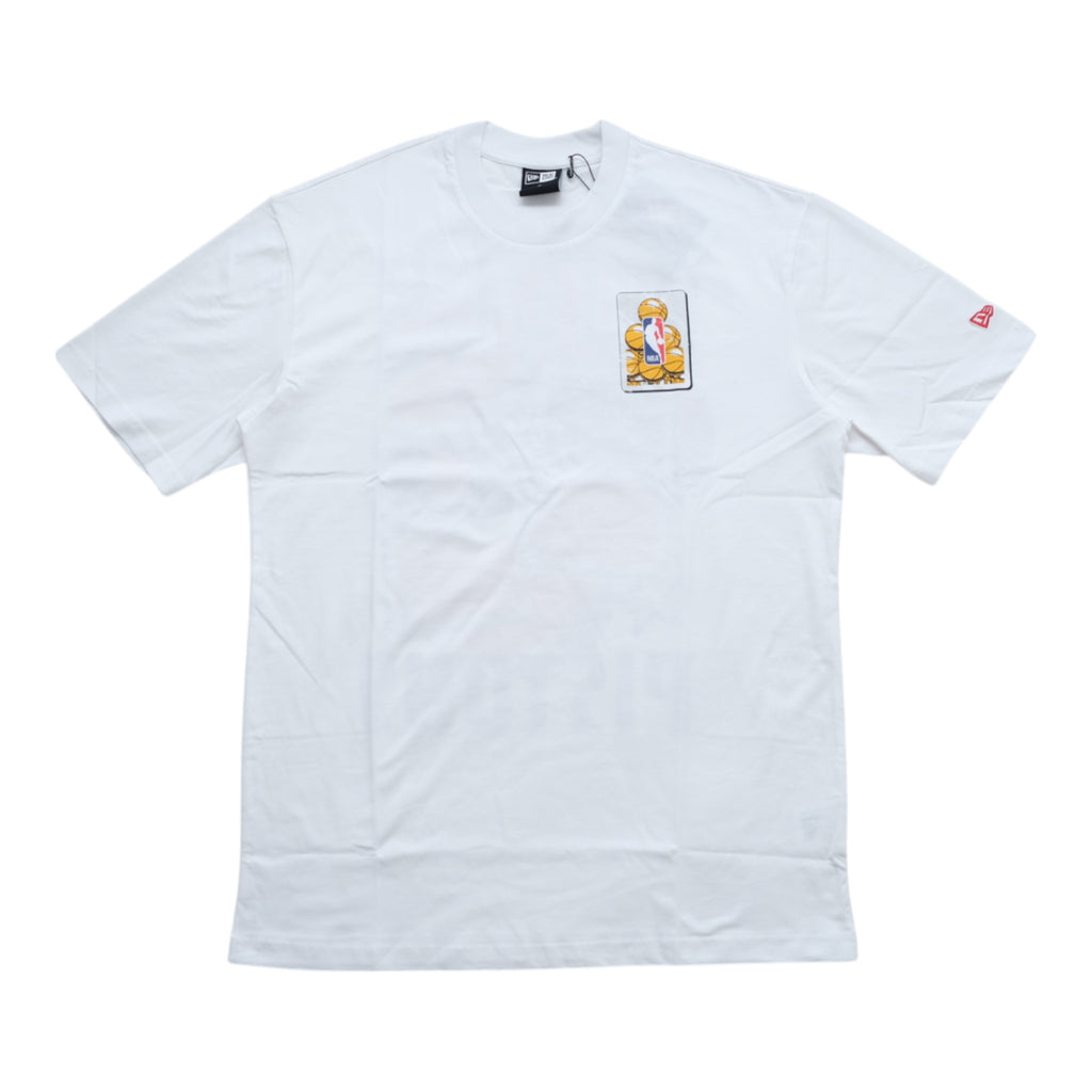 New Era Oversize Tee Bulls/Pistons (White)