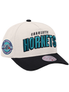 M&N Draft Day Pro Pinch Snapback - Charlotte Hornets