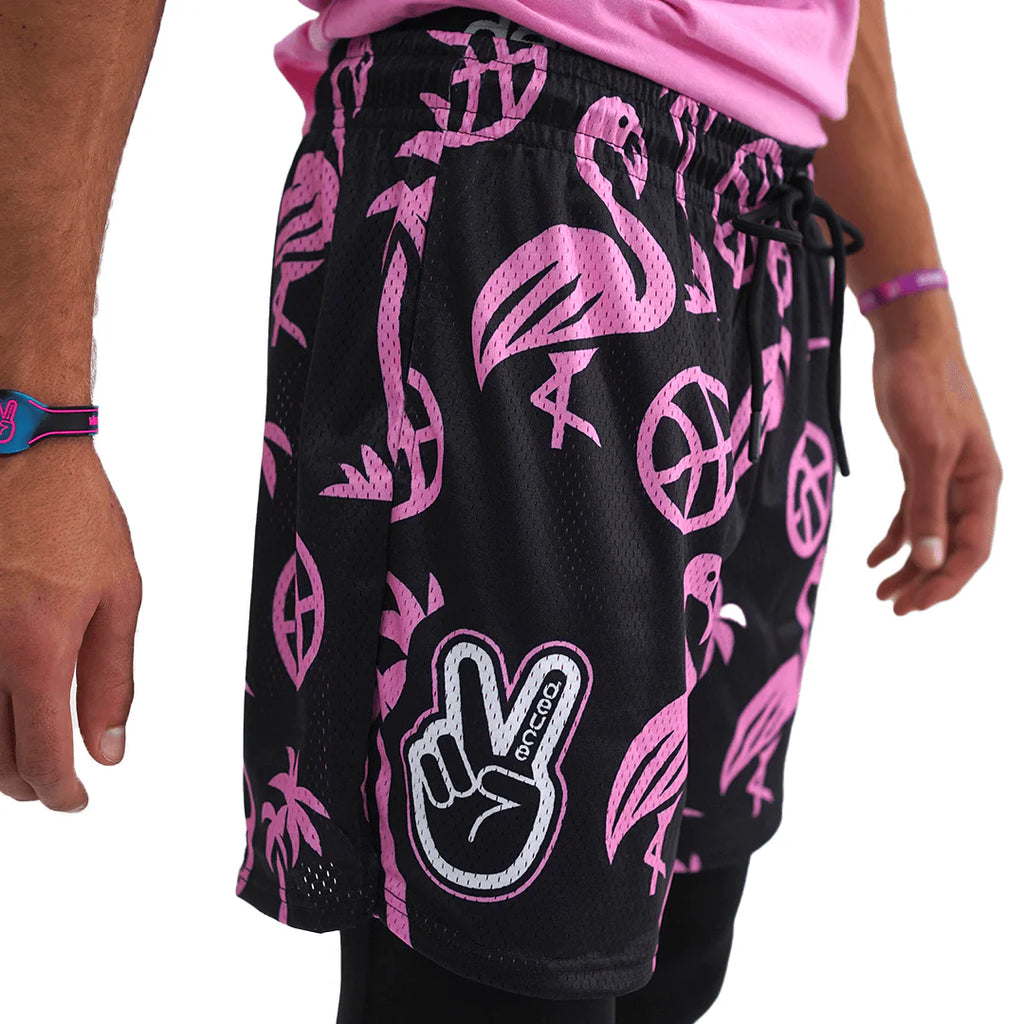 Deuce Mesh Shorts - Paradise Black