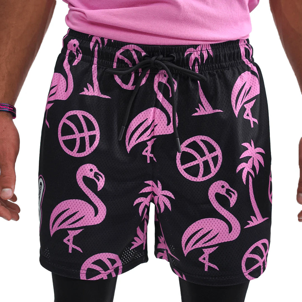 Deuce Mesh Shorts - Paradise Black