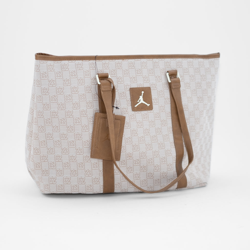 Jordan Monogram Tote Bag Coconut Milk (MA0896 W32)