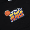Hoops Heaven Tee - Black "Inside Stuff"