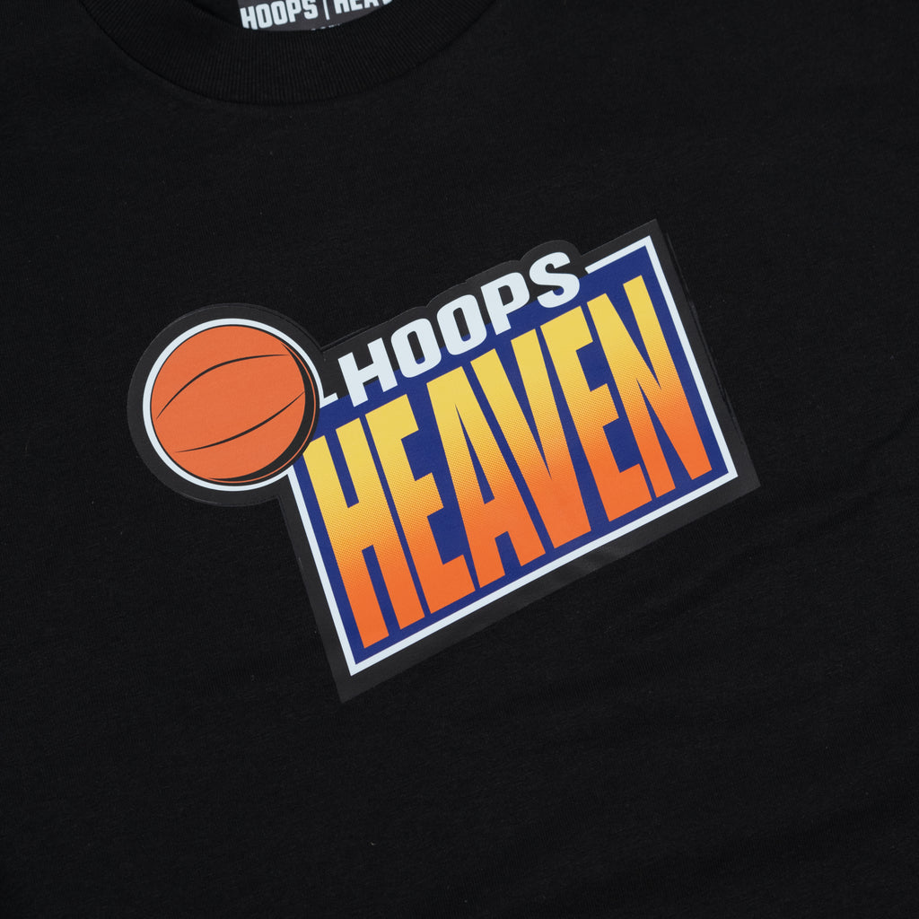Hoops Heaven Tee - Black "Inside Stuff"