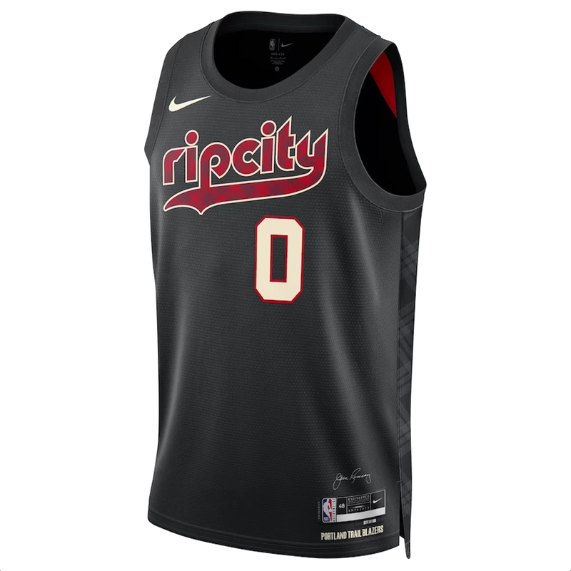 Nike 2023/24 NBA City Edition Swingman Jersey Damian Lillard - DX8517-010 (Portland Trailblazers)