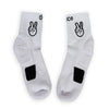 Deuce Performance Socks - Mid - White