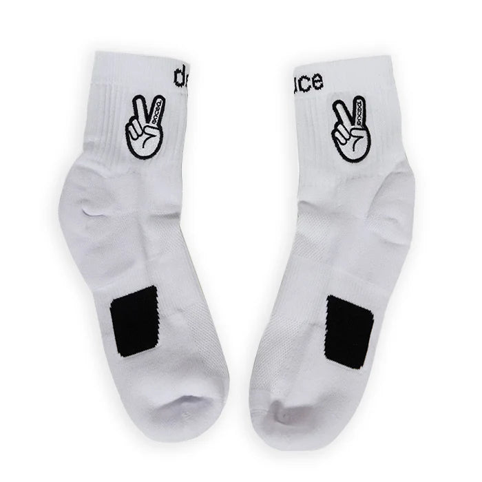 Deuce Performance Socks - Mid - White