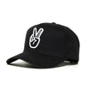 Deuce Peace Snapback Cap - Black