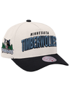 M&N Draft Day Pro Pinch Snapback - Minnesota Timberwolves