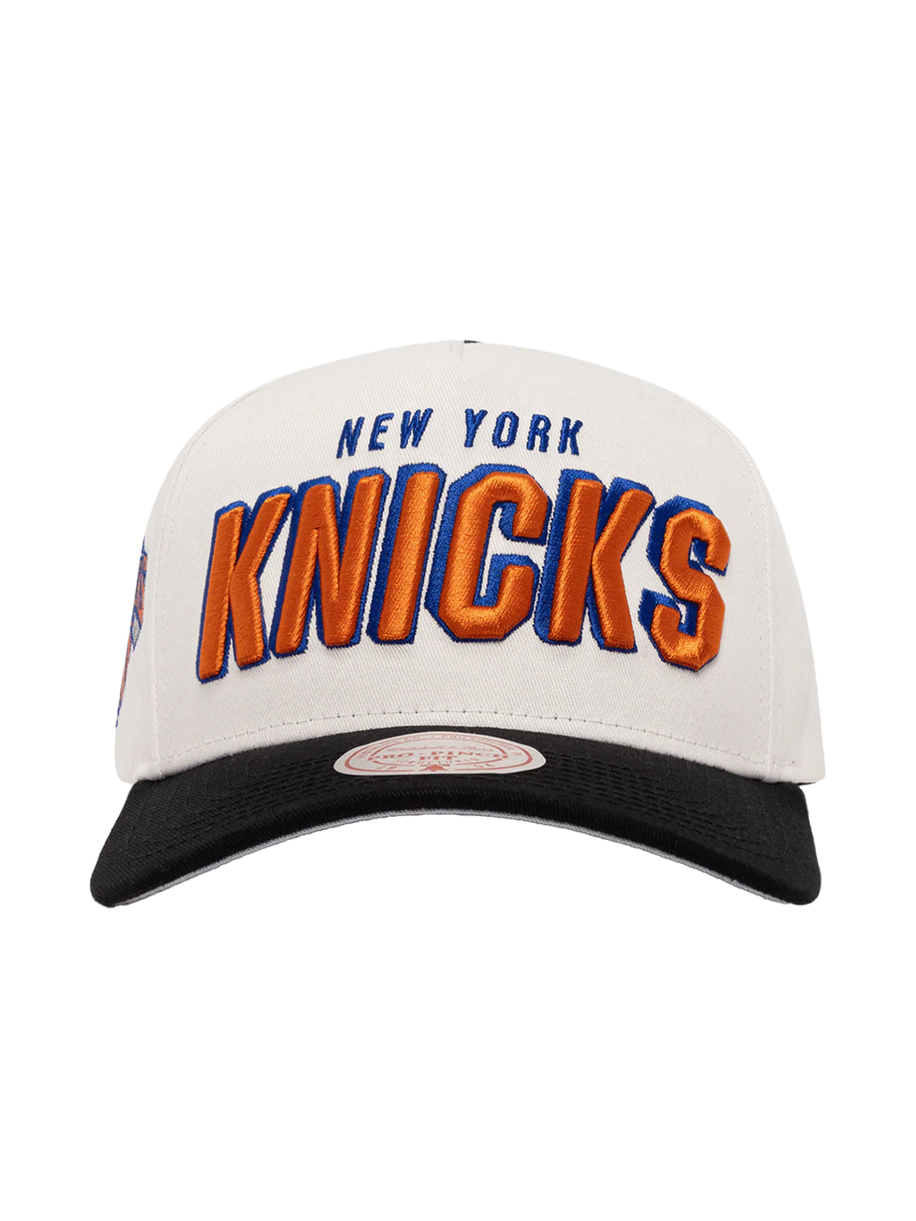 M&N Draft Day Pro Pinch Snapback - New York Knicks