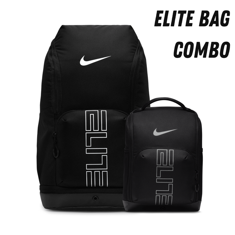 nike backpacks au Nike Varsity Elite Bag Combo (Backpack HM9965-010 & Shoebag HM9970-010 – Hoops Heaven