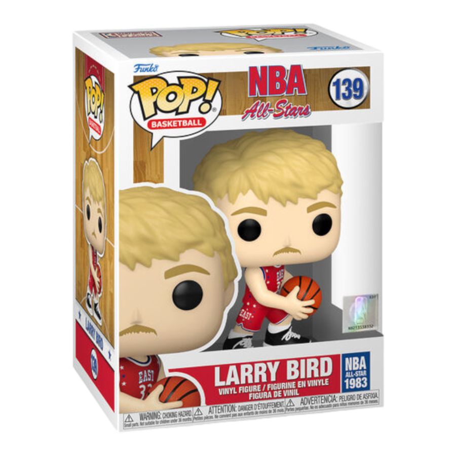Pop Vinyl NBA Legends Larry Bird 83’ All Star (Red Uni) #139