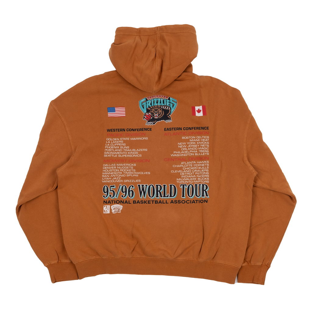 M&N Vancouver Grizzlies Tour Hoodie (Vancouver Bronze)