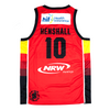 Perth Wildcats 23/24 Home Replica Jersey - Ben Henshall (Red)