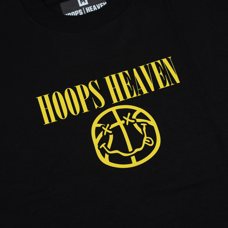 Hoops Heaven Tee - Black "Nirvana"