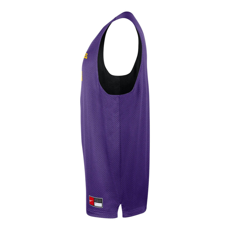 Nike NBA Courtside Reversible Mesh Practice Jersey - Los Angeles Lakers FZ7503-504
