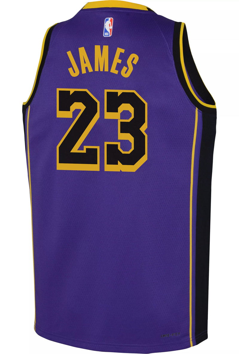 Youth LeBron James Statement Swingman Jersey (Los Angeles Lakers)