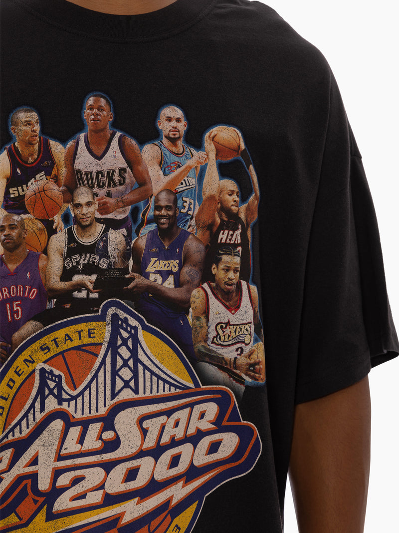 M&N AS2K Line Ups Tee (Vintage Black)