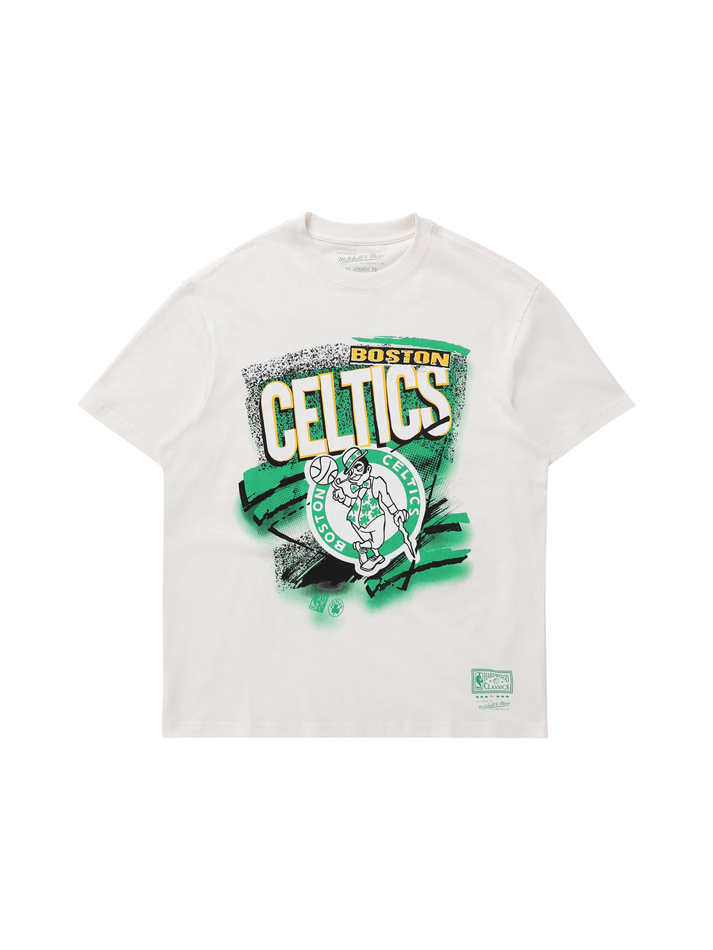 M&N Abstract Graphic Tee - Boston Celtics