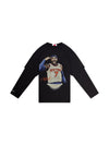 M&N Carmelo Anthony State of Mind LS Tee (Faded Black)