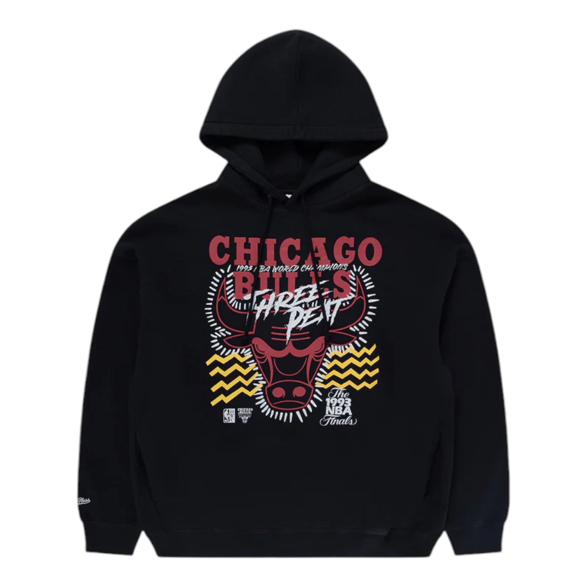 M&N Accolades Hoodie - Chicago Bulls (Faded Black) – Hoops Heaven
