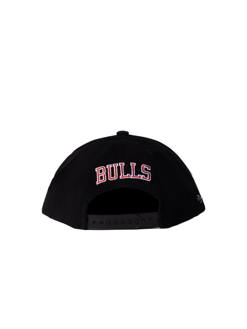 M&N Retro Team Origins Cord Snapback - Chicago Bulls