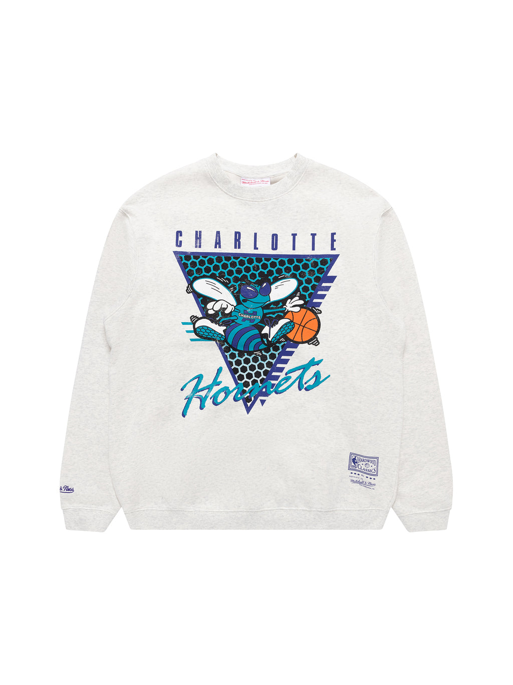 M&N Tri Logo Crew - Charlotte Hornets