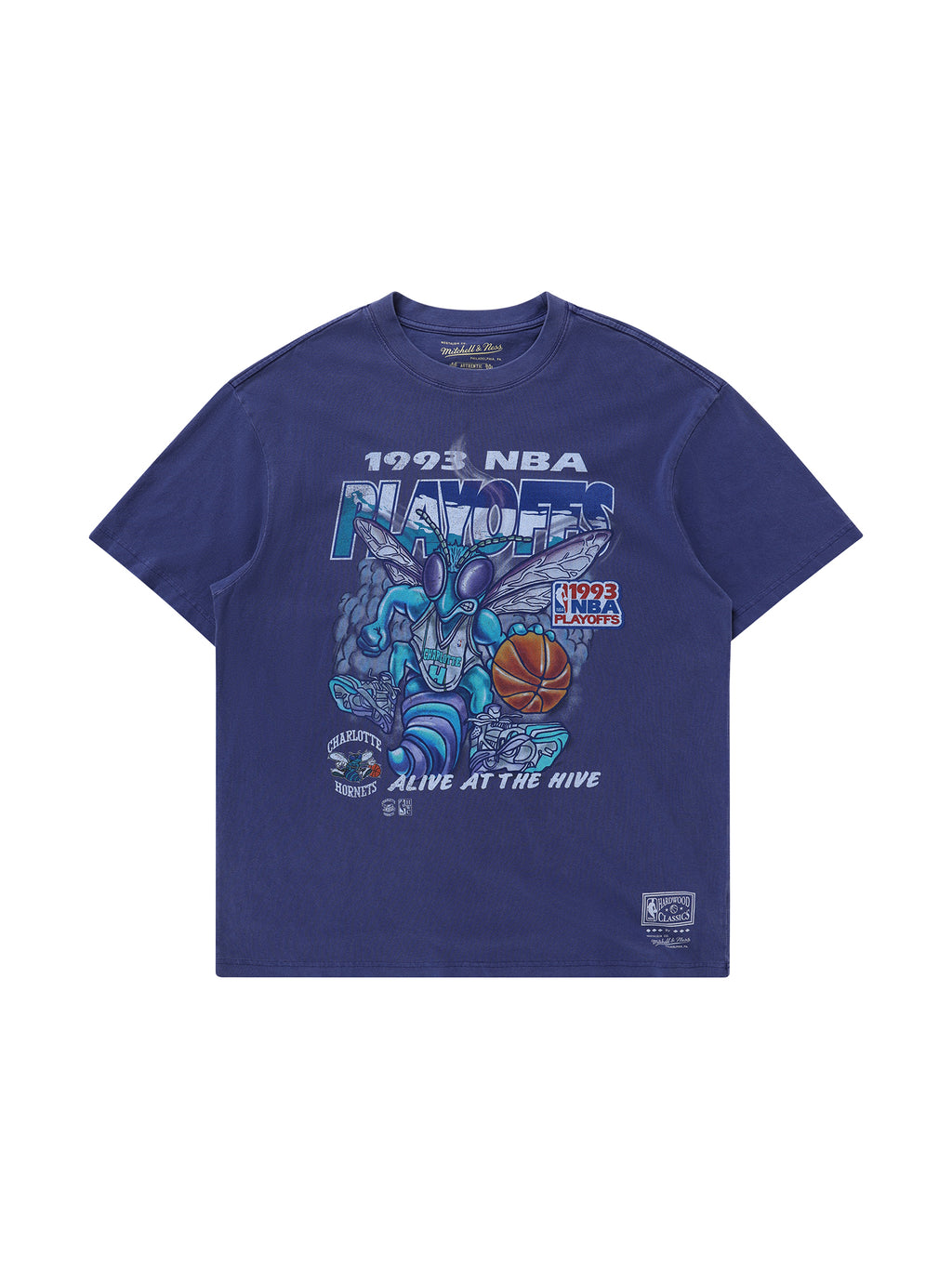 M&N 1993 Playoffs Tee - Charlotte Hornets