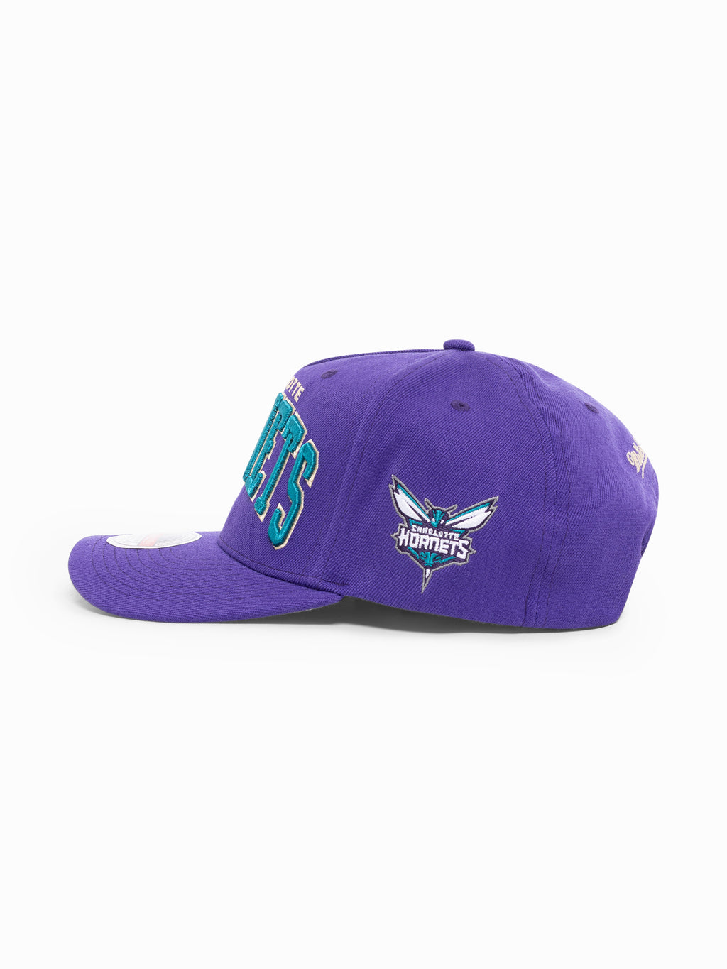 M&N NBA Team Colour Stretch Snapback - Charlotte Hornets