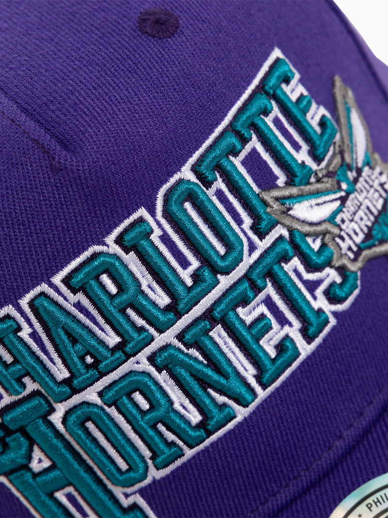 M&N Interlock CR Snapback Charlotte Hoops Heaven