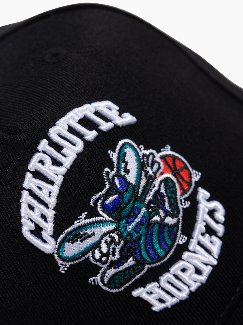 M&N Redline Snapback HWC Logo - Charlotte Hornets