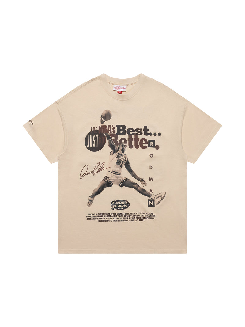 M&N Chicago Bulls Greatest Team Tee  (Whisper Pink)