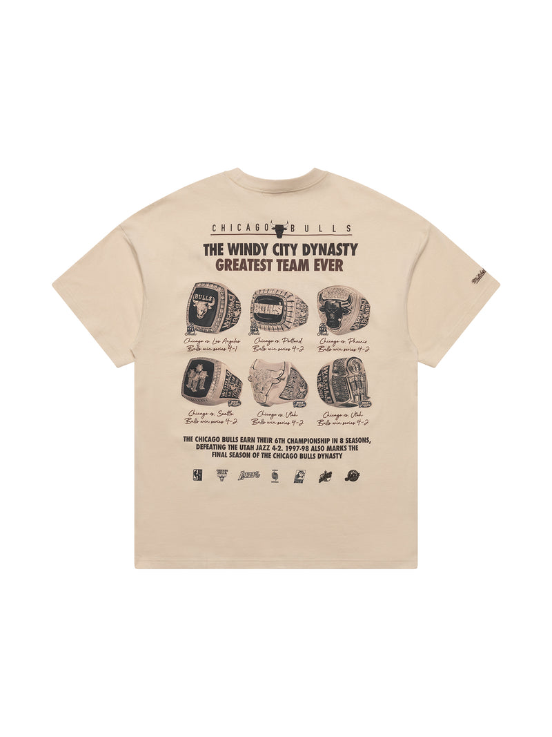 M&N Chicago Bulls Greatest Team Tee  (Whisper Pink)