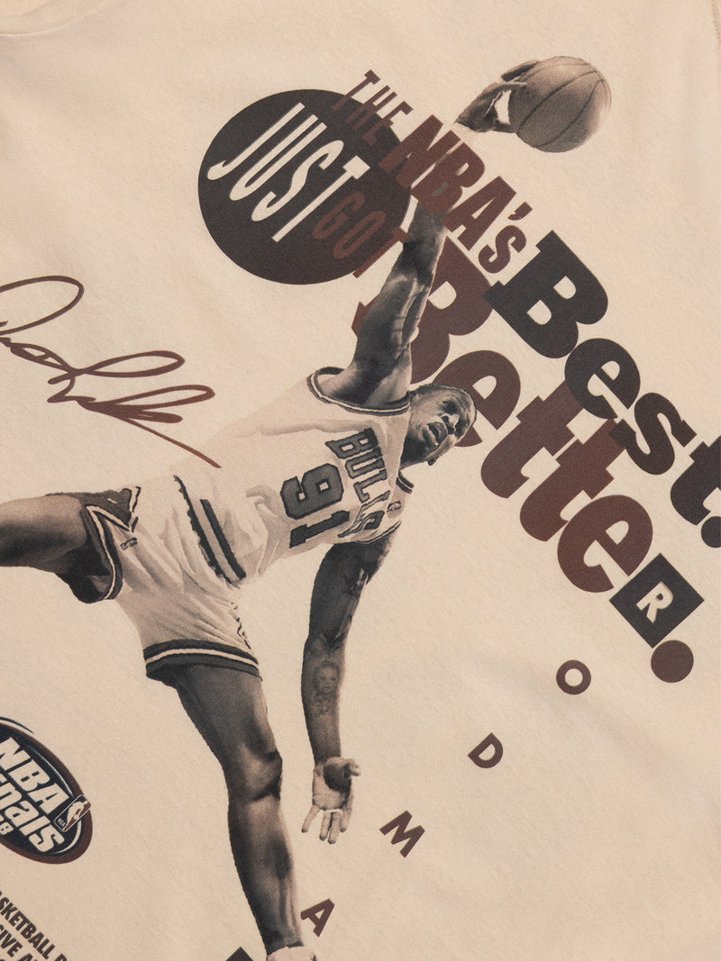 M&N Chicago Bulls Greatest Team Tee  (Whisper Pink)