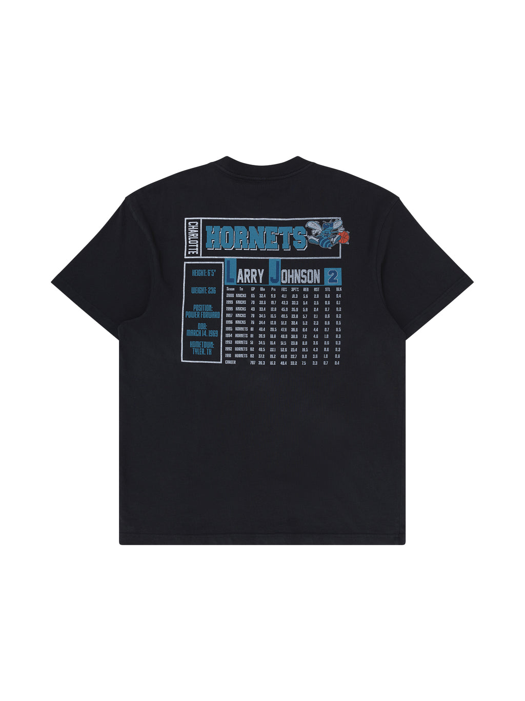 M&N Player Stats Tee - Larry Johnson