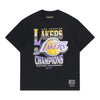 M&N Los Angeles Lakers Metallic Tee (Faded Black)