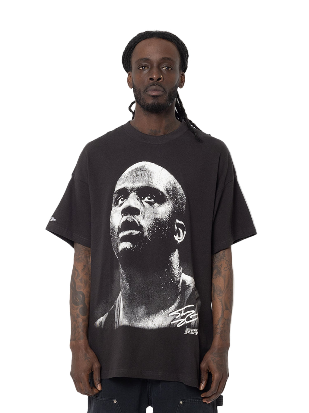 M&N Shaq Bighead Tee (Faded Black)