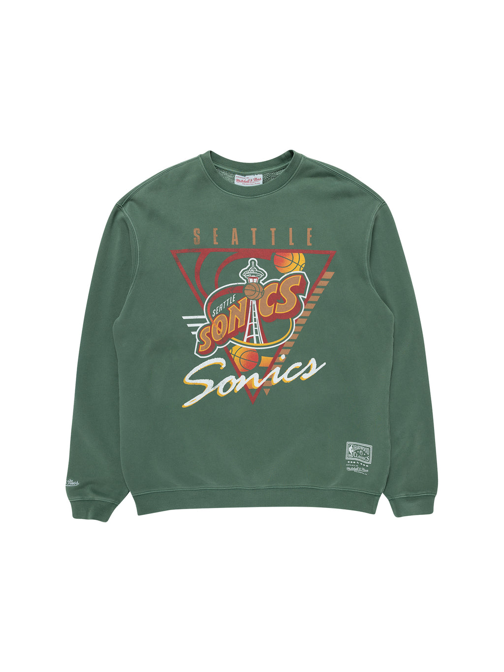 M&N Tri Logo Crew - Seattle Supersonics