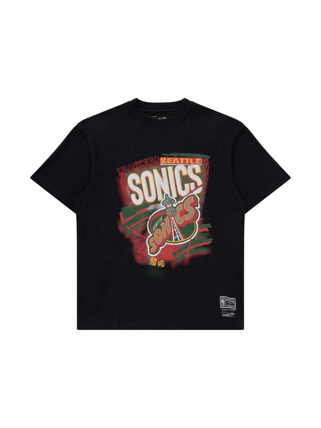 M&N Abstract Graphic Tee - Seattle Supersonics