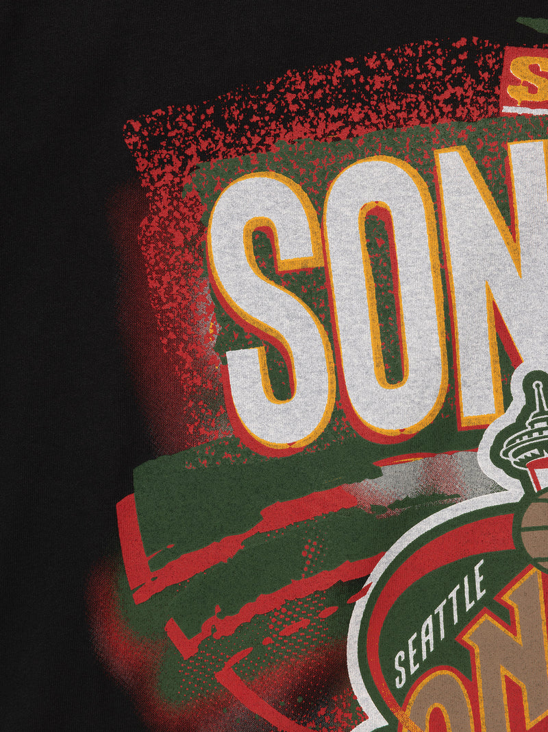 M&N Abstract Graphic Tee - Seattle Supersonics