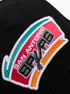 M&N Redline Snapback HWC Logo - San Antonio Spurs