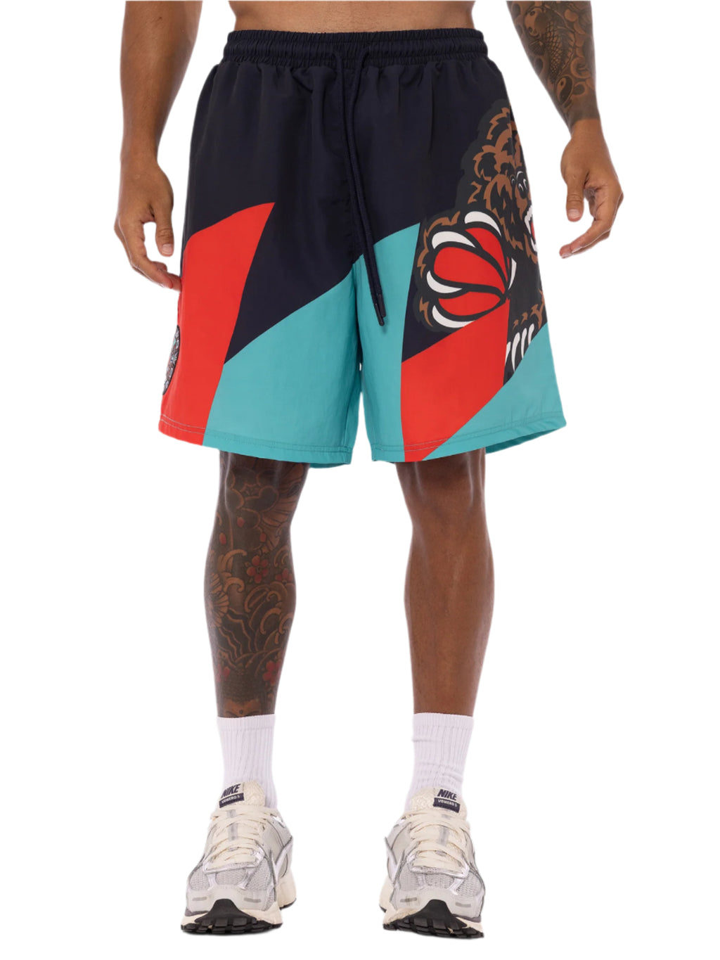 M&N Polyester Team Shorts - Vancouver Grizzlies