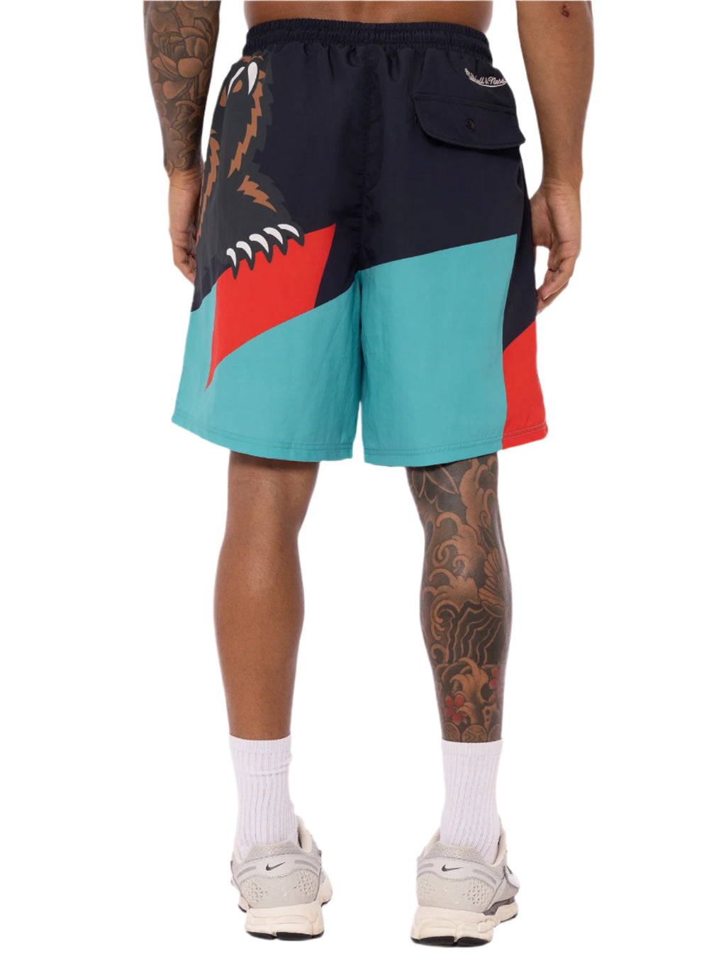 M&N Polyester Team Shorts - Vancouver Grizzlies