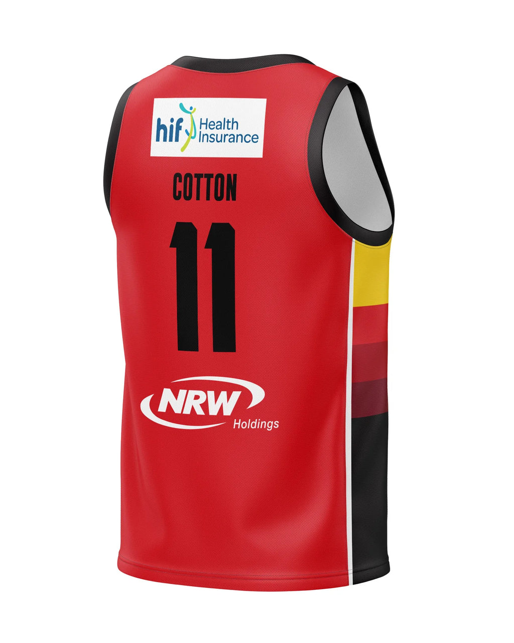 Perth Wildcats 23/24 Home Replica Jersey - Bryce Cotton (Red)