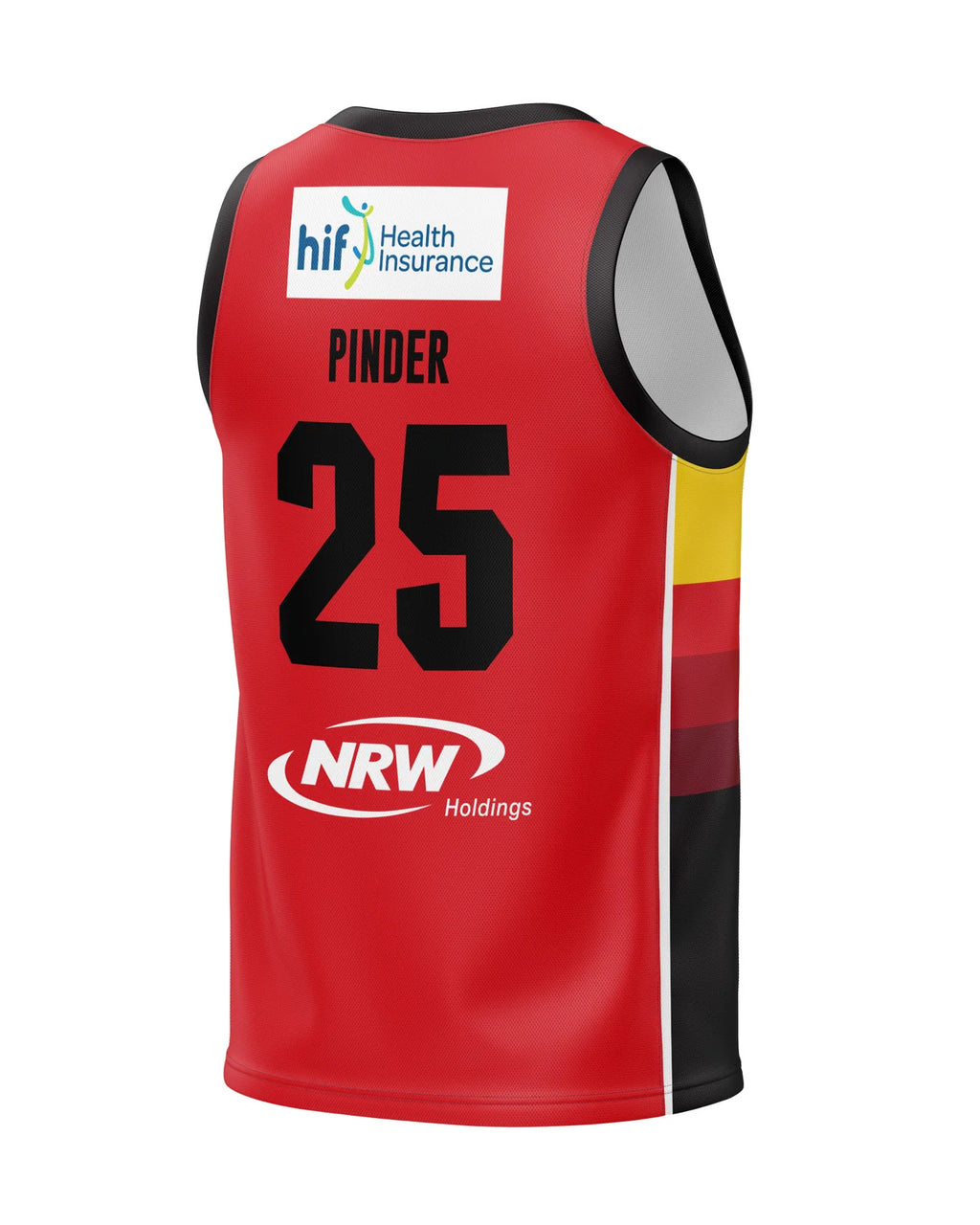 Perth Wildcats 23/24 Home Replica Jersey - Keanu Pinder (Red)