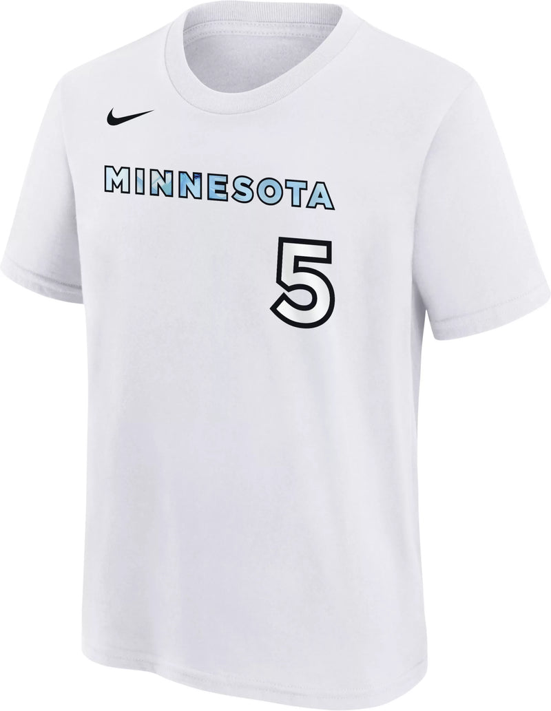 Youth Nike 2024/25 Anthony Edwards City Edition NN Tee - Minnesota Timberwolves