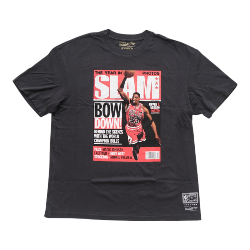 M&N Slam Cover Tee - Scottie Pippen (Faded Black)