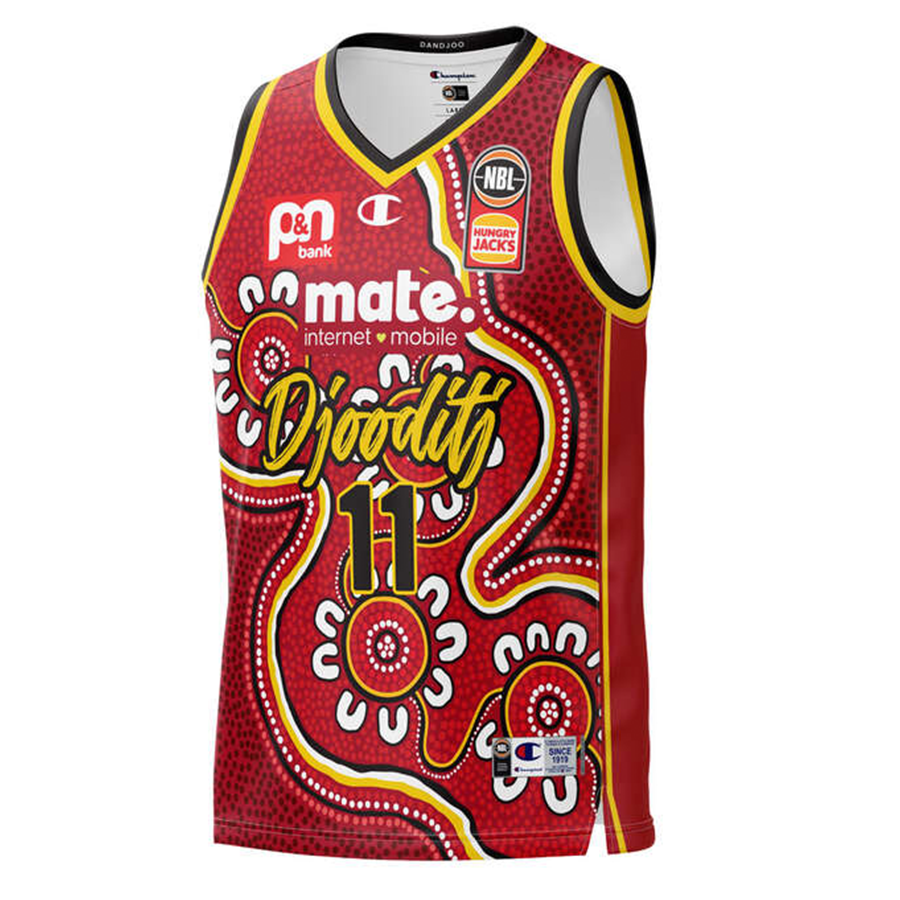 Perth Wildcats 23/24 Replica Indigenous Jersey - Bryce Cotton