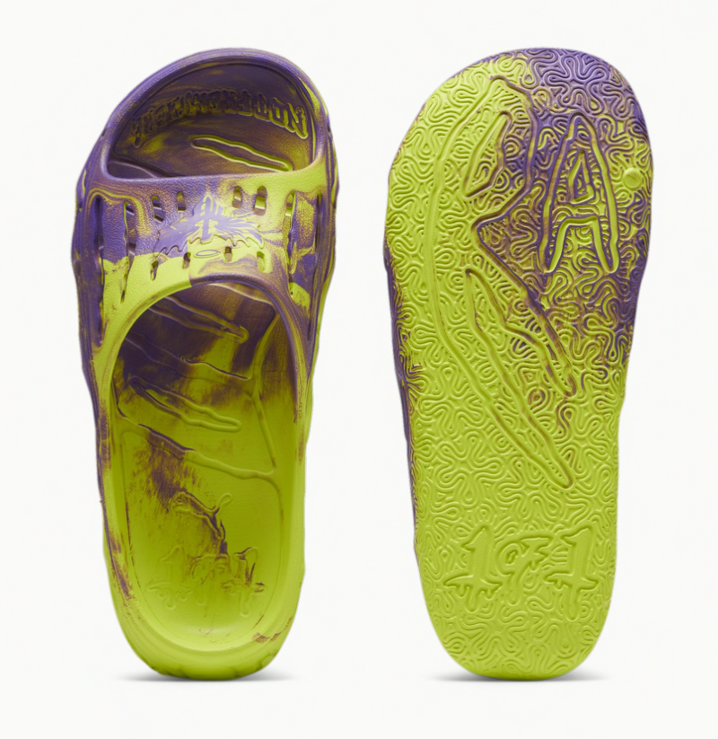 Puma sandals men purple on sale