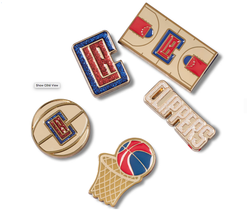 Crocs NBA Jibbitz Jewellery 5 PACK Hoops Heaven